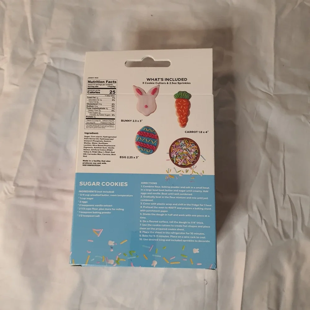 Cookie‎ Cutter Kingdom Easter Cookie Cutters Set Bunny Carrot Egg with Sprinkles
